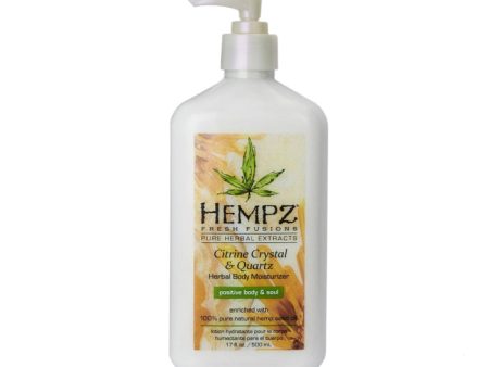 Hempz Citrine Crystal & Quartz  kūno kremas Hot on Sale