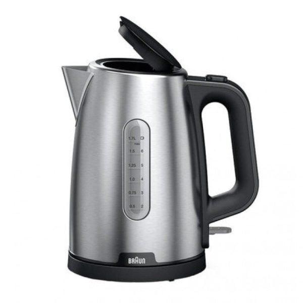 BRAUN PurShine Kettle WK 1500 BK, 1.7L, Black For Cheap