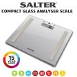 Salter 9113 SV3RAREU16 Compact Glass Analyser Bathroom Scales - Silver Online now