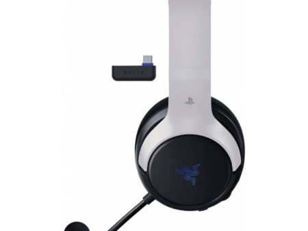 Razer Kaira HyperSpeed Gaming Headset Wireless, Bluetooth, PC Licensed, Black White Blue Supply