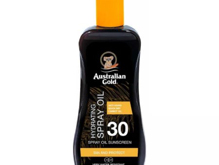 Australian Gold Hydrating Spray Oil SPF 30 su morkų aliejumi, 237ml Online