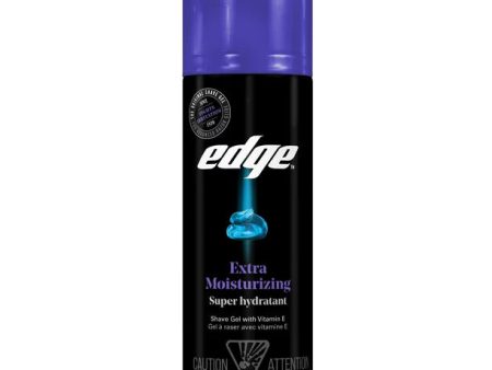 Edge Extra Moisturizing Shave Gel for Men with Vitamin E 7 OZ For Discount