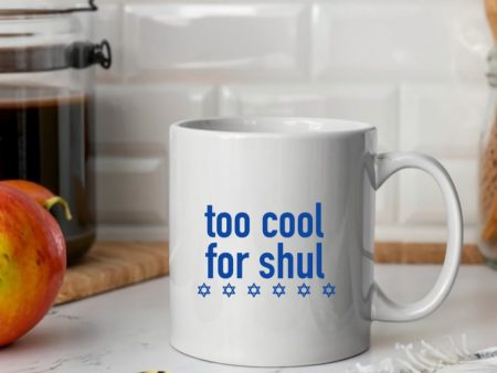 15 oz. Too Cool For Shul Coffee Mug Cheap