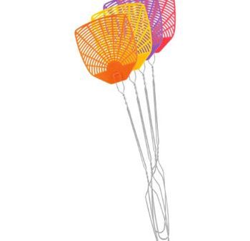 PIC WIRE Plas Fly Swatter ASSTD (Case Of 24) Online Hot Sale