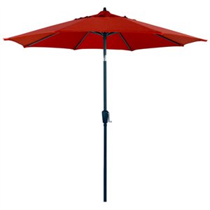 9  Red Steel Market Umbrella - Item# 199651 on Sale