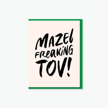 Mazel Freaking Tov! Card Online Hot Sale