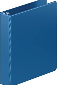 Wilson Jones Heavy Duty D-Ring Binder with Extra Durable Hinge, 1 1 2-Inch, PC Blue Hot on Sale