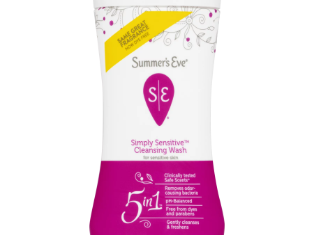 Summer s Eve Cleansing Wash Simply Sensitive 9 OZ on Sale