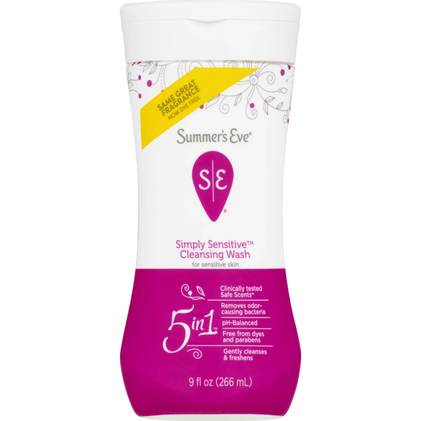 Summer s Eve Cleansing Wash Simply Sensitive 9 OZ on Sale