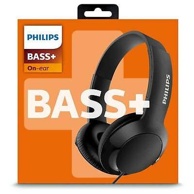 Philips SHL3070BK 27 Bass+ On Ear Headphones, Black Hot on Sale