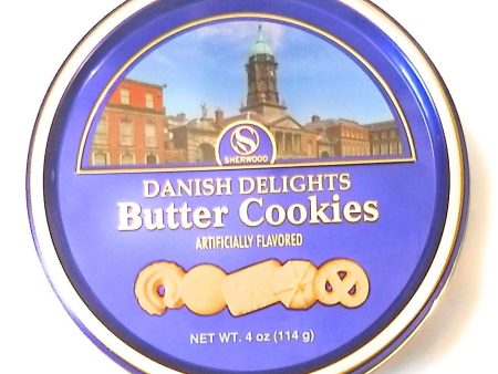 AASHERWOOD Danish delights butter cookies 4oz Online now