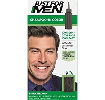 Just for Men Shampoo in Color Original Formula Men s Hair Color, Dark Brown Online Hot Sale