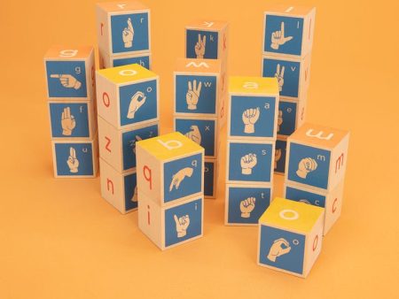 American Sign Language Blocks Online Sale