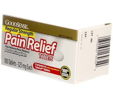 Good Sense Regular Strength Pain Relief Acetaminophen - 325 Mg - 100 Tablets For Cheap