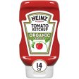 HEINZ ORGANIC TOMATO KETCHUP 14 FL OZ For Sale