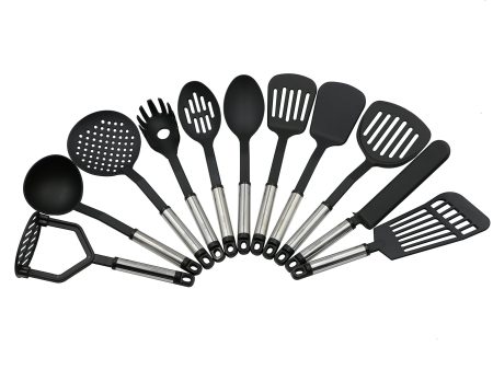 Unity-Frankford 12 Piece Kitchen Tool Set - Premium Nylon Construction - Stainless Steel Handles - BPA Free Online Sale