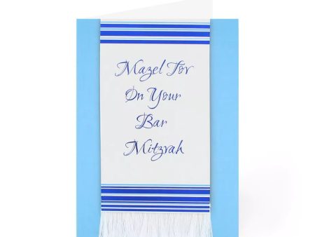 Tallit BarMitzvah Card For Cheap