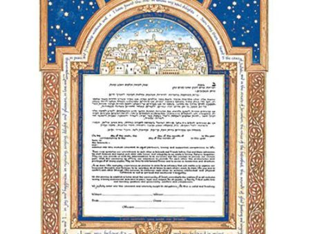 Seven Blessings Ketubah by Mickie Caspi Online Sale