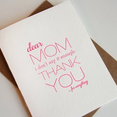 Mom Thanks Card Online Hot Sale