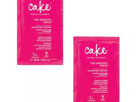 LOT OF 2: CAKE The Smooth Move Moisture Melt Hair Mask (1.69 fl oz Each) Hot on Sale