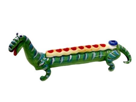 Ceramic Dinosaur Hanukkah Menorah For Discount