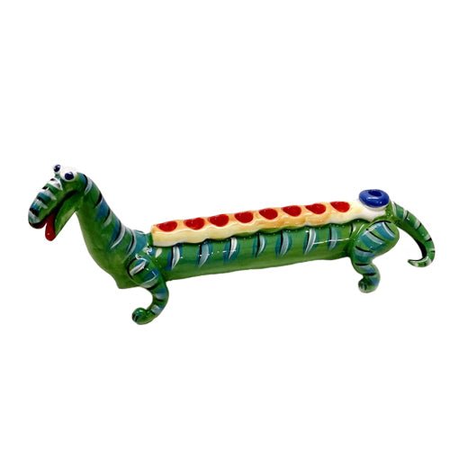 Ceramic Dinosaur Hanukkah Menorah For Discount