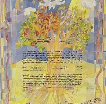 Tree of Life Ketubah by Sivia Katz on Sale