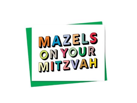 Mazels on your Mitzvah Card For Cheap