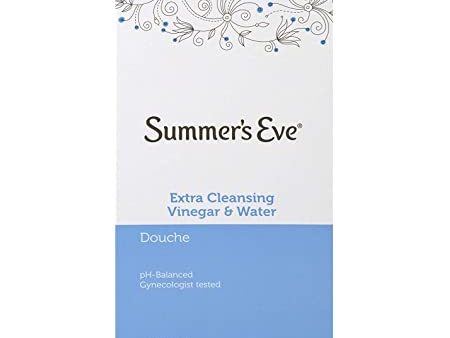 Summer s Eve Douche 4-Count, Extra Cleansing Vinegar & Water, 18-Ounce Supply