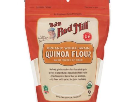 BOB S RED MILL ORGANIC WHOLE GRAIN QUINOA FLOUR 18 OZ For Discount