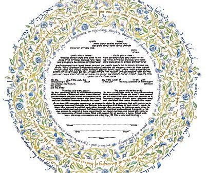 Song of Love Ketubah by Mickie Caspi on Sale