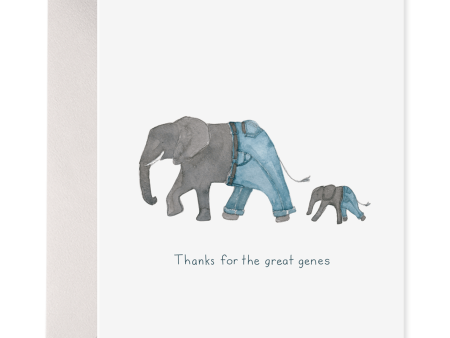 Elephant Genes Card For Discount