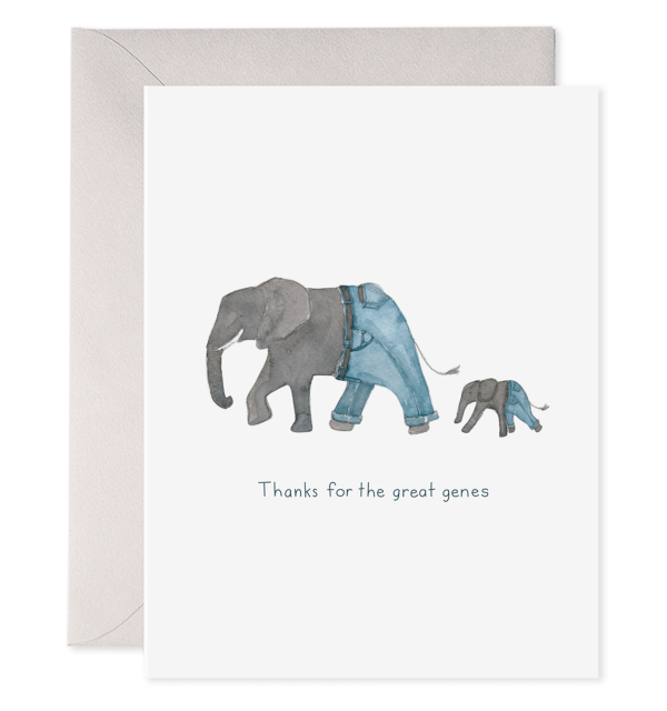 Elephant Genes Card For Discount