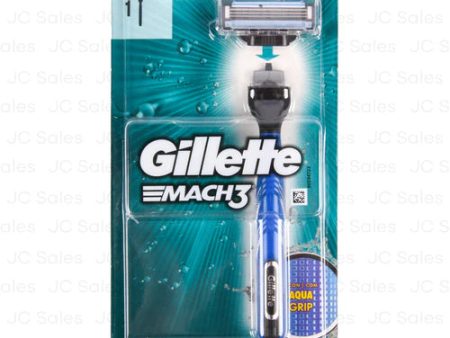 GILLETTE MACH3 AQUA GRIP 1PC Fashion