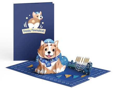 Happy Hanukkah Dog Pop-Up Card For Discount