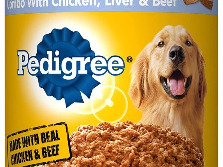 PEDIGREE Chopped Ground Dinner with Chicken, Beef & Liver Dog Food Sale