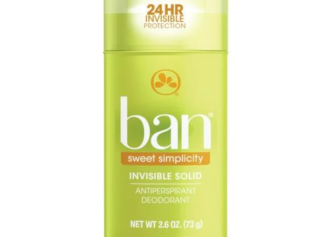 Ban Shower Fresh Invisible Solid Antiperspirant Deodorant 2.6 OZ Unisex Online