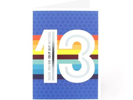 Thirteen Bar Mitzvah Card Online Sale