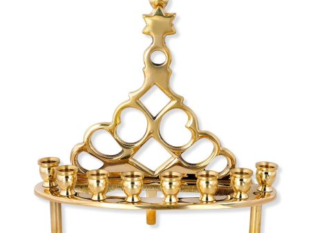 Small Brass Poland Menorah Online