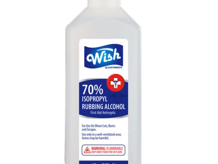 Wish Rubbing Alcohol 12 oz 70% Supply