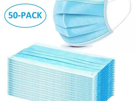 50 Pack Disposable Face Masks - Box of 50 masks Fashion