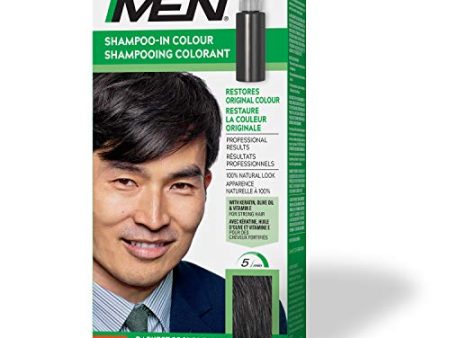 Just For Men Shampoo-In Color, Hair Coloring for Men - Darkest Brown-Black Discount