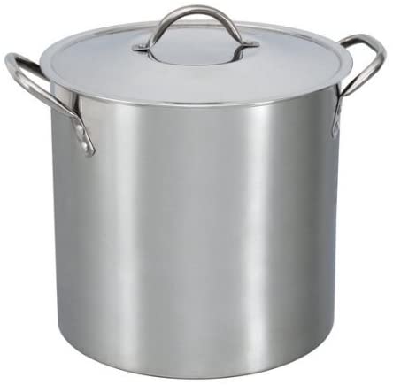 12 Quart Stainless Steel Stock Pot with Metal Lid Supply