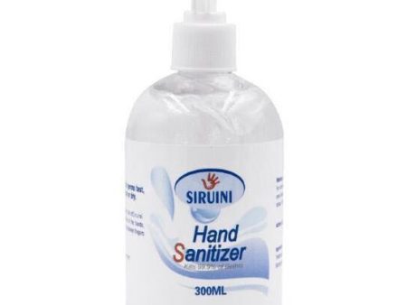 300ml SIRUINI Hand Sanitizer with Vitamin E 75% Alcohol Disposable Gel Hand Sanitizer Travel Sanitizer Washless Hand Soaps GGA3284 Online Hot Sale