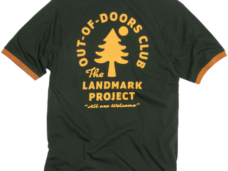 Out-of-Doors Club Unisex Short Sleeve Raglan Ringer Tee w  Pocket Online