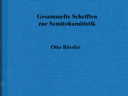 Gesammelte Schriften zur Semitohamitistik. (AOAT 287) Supply