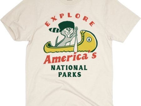 Paddle the Parks Unisex Short Sleeve Tee For Cheap