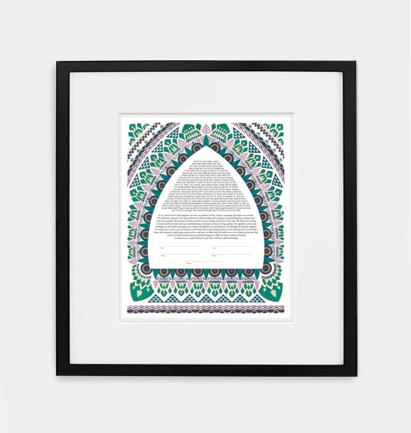 Art Deco Ketubah by Rachel Marks Online now