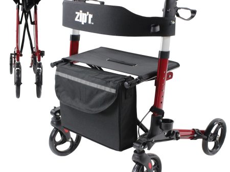 Zipr Pioneer Rollator Walker with Seat Sale