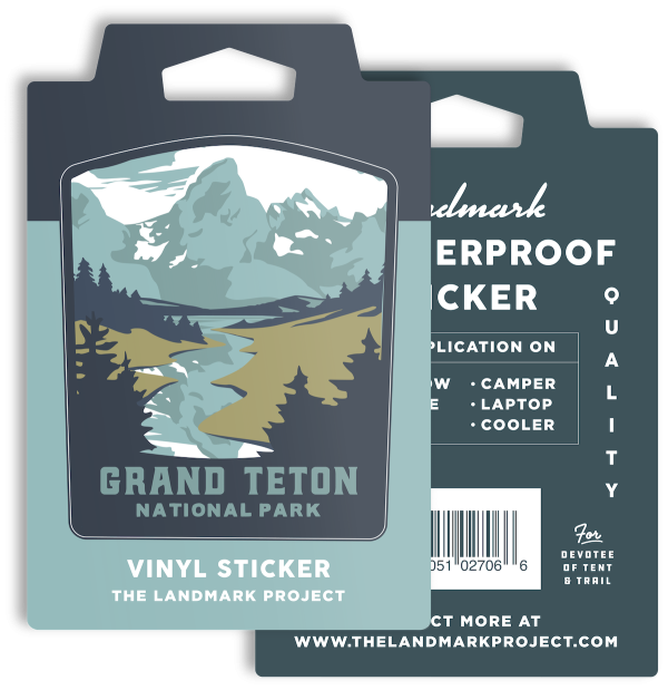 Grand Teton National Park Sticker For Sale